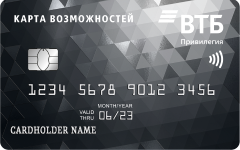 «Карта возможностей» Привилегия